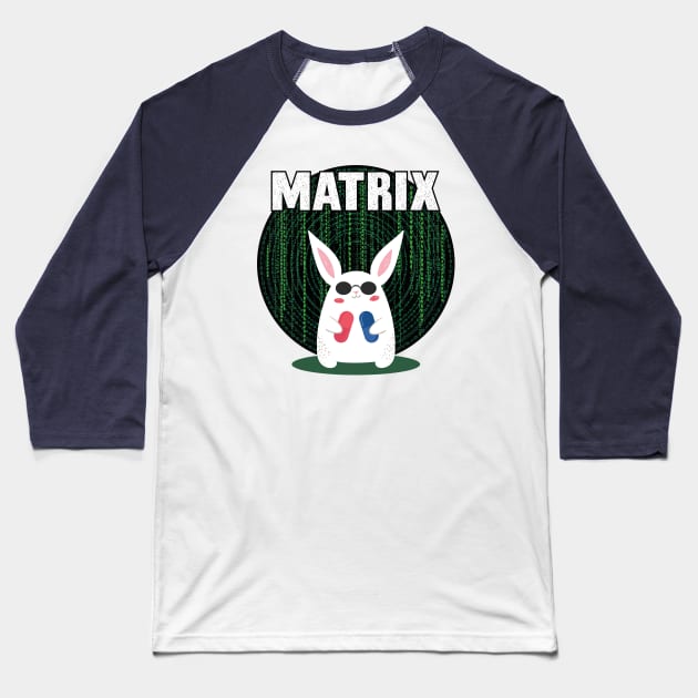 The Matrix Pills Baseball T-Shirt by FunawayHit